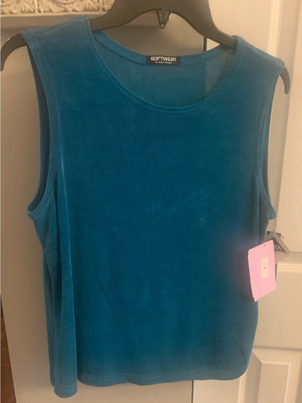 Software BY Mark Singer Shimmer Tank Aegean Blue NWT - M